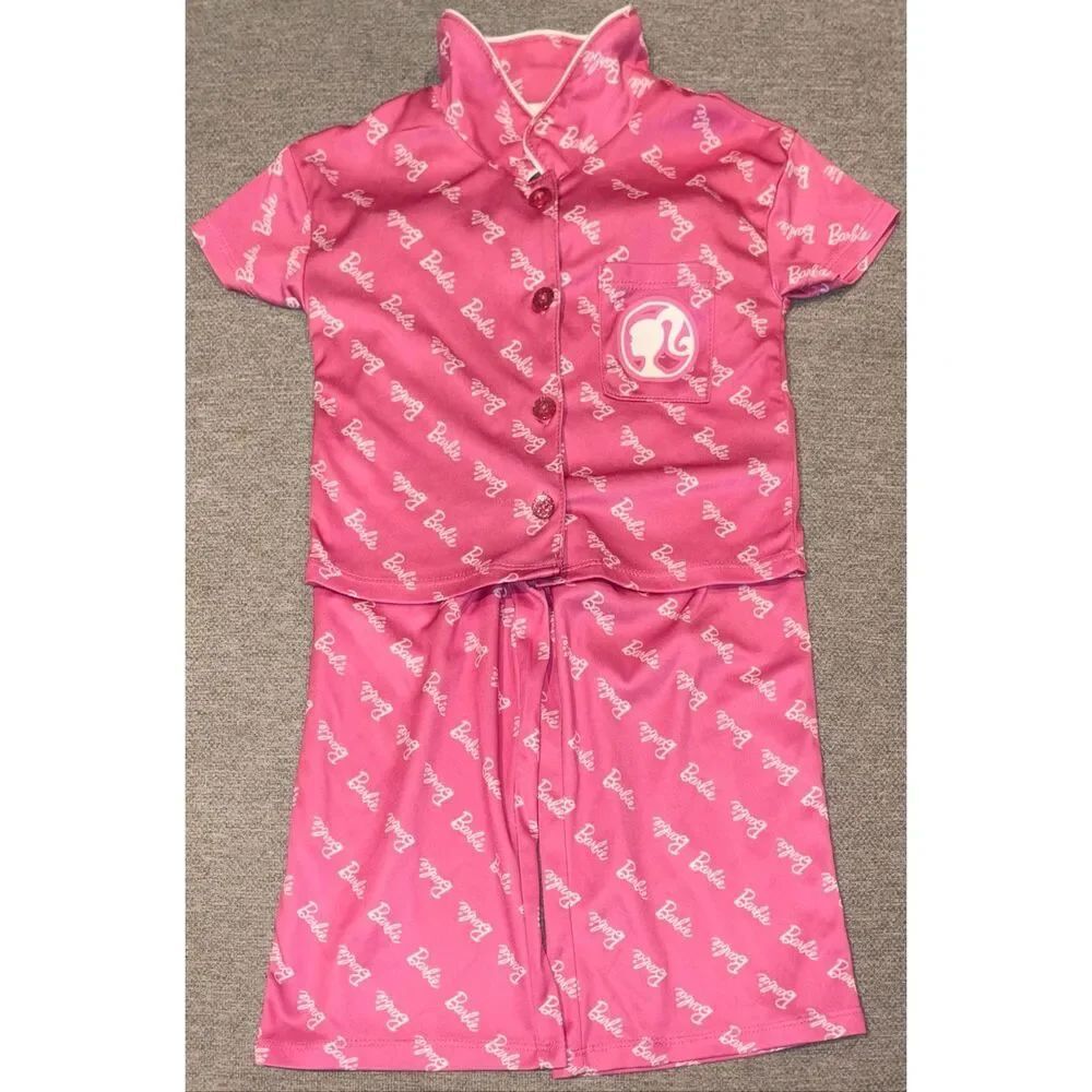 Barbie pink pajamas size 3T